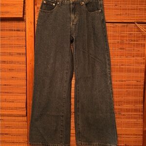 Edikted Women's Dark Blue barrel Jeans